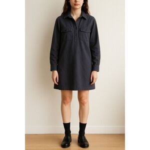 A.P.C. Mia Denim Dress In Blue womens Size 42(M)